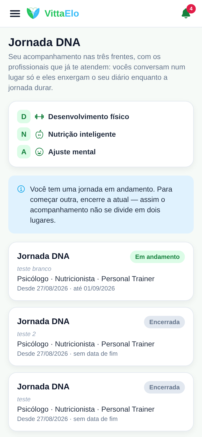 Lista de jornadas